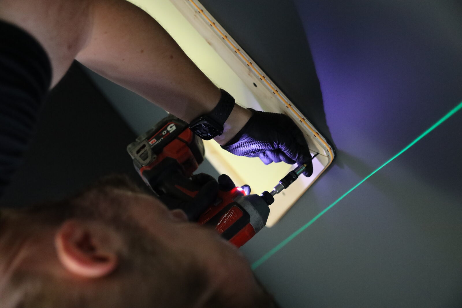 Precision joinery and electrical work